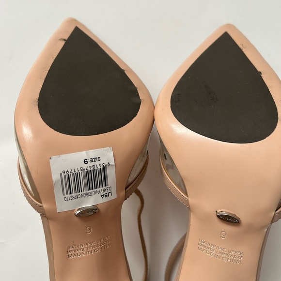 Tony bianco lisa heel sz 9 Lisa Heel in Clear Vynalite & Skin Capretto - Picture 12 of 14